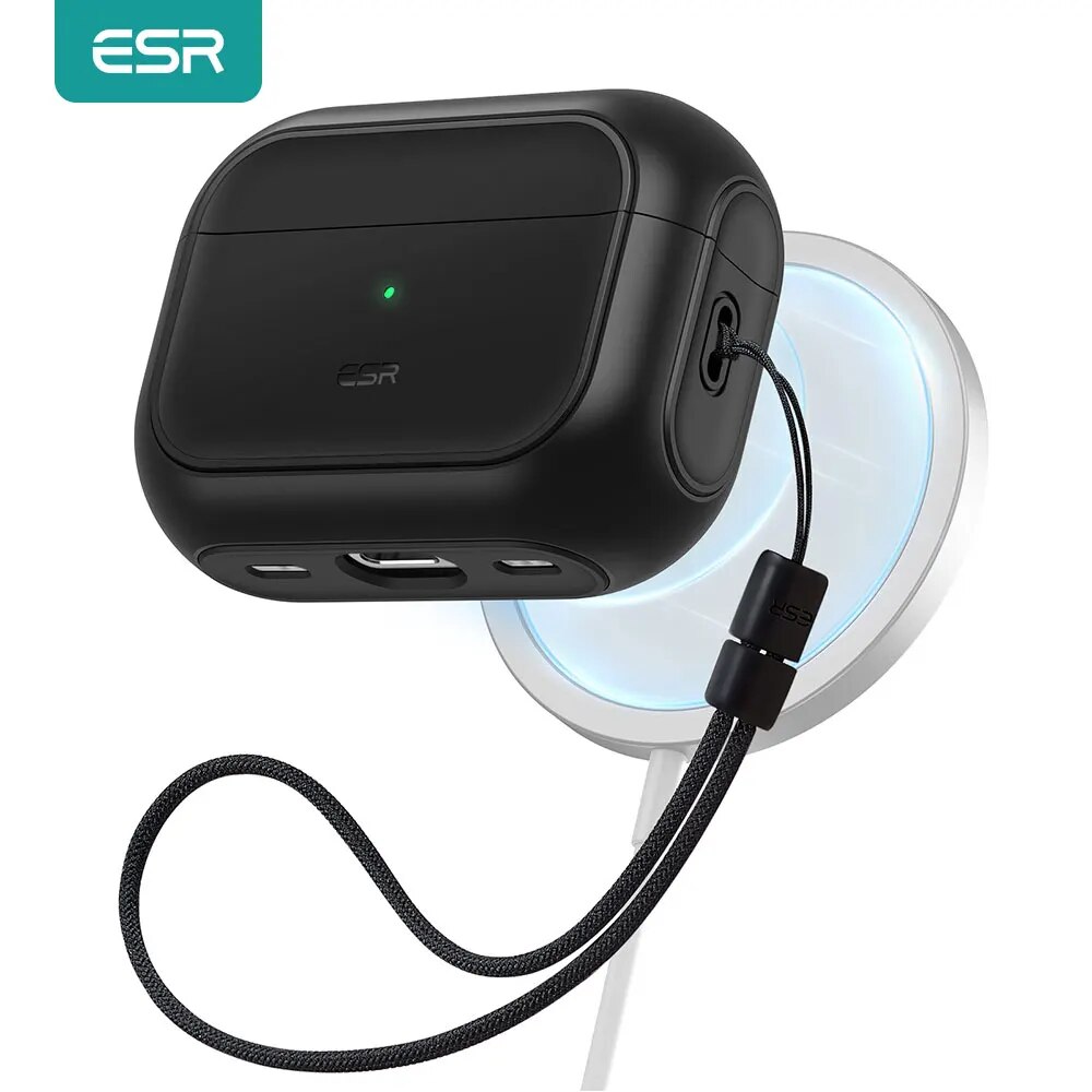 ESR For Airpods Pro 2 Magsafe Case For Airpods Pro 2022 Case With Halolock For Airpods Orbit Hybrid Drop Protection Cover