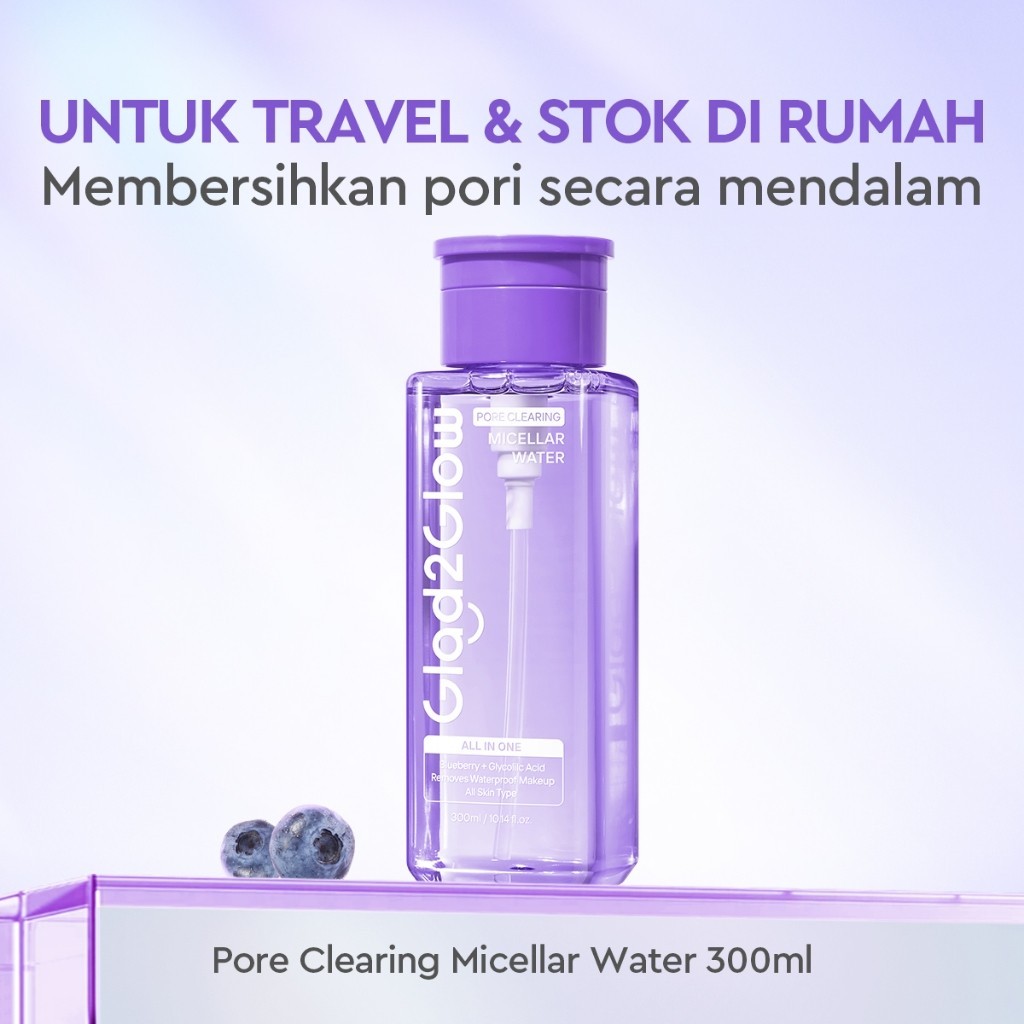 【SALE!】Glad2Glow PORE CLEARING MICELLAR WATER 130ML