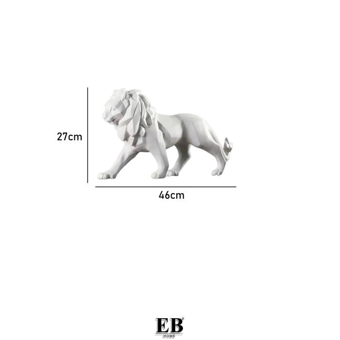 PATUNG SINGA DEKORASI / PAJANGAN HIASAN RUMAH / LION FIGURINE EB HOME - DHIORA STORE
