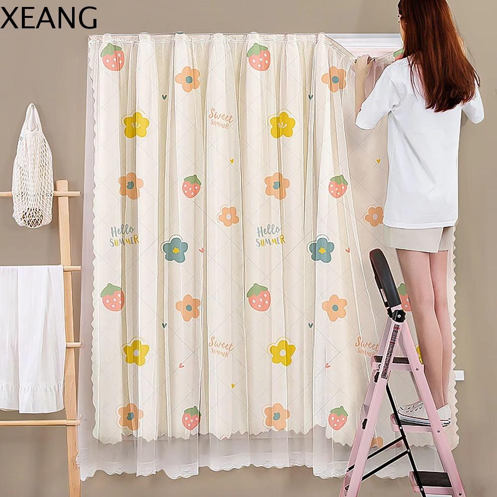 เลือกซื้อ ผ้าม่าน XEANG 1 Pc ไม่ต้องเจาะ ผ้าม่านสองชั้น ติดด้วยตัวเอง ลายการ์ตูน ผ้าม่านห้องนอน ง่ายต่อการติดตั้ง พร้อมเชือก ผ้าม่านกันแสง ห้องนั่งเล่น ราคาพิเศษ มีเก็บเงินปลายทาง