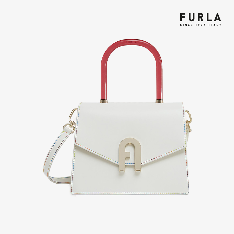 Túi Nữ FURLA Elettra S Top Handle Vitello Roma Manico Plexiglass