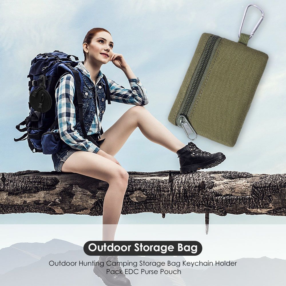 IIIDU Multifunction for Camping Hiking Portable Belt Bag Waterproof Wallet