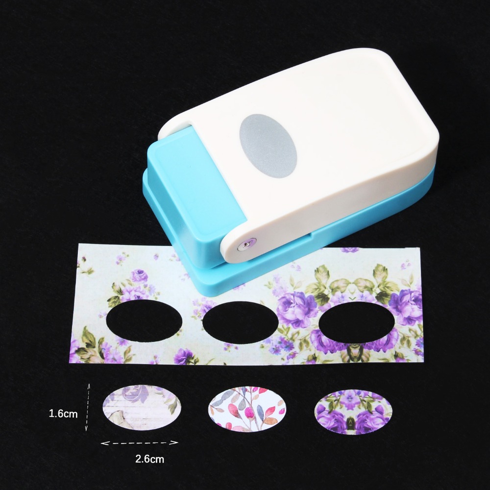 DIY Stamp Border Punch Labor Saving Large Size Toothed Puncher Embosser Punches Maker Paper Cutting Christmas Tree Hole Punch Scrapbooking