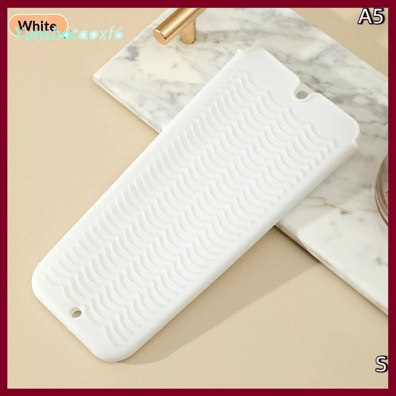 yunshataoxf 1pcs Silicone chịu nhiệt Pad Pouch lưu trữ túi cách nhiệt Mat cho máy ép tóc nhiệt uốn thanh Curler Bìa - 3