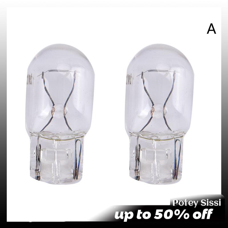 Potey 2pcs T20 7443 7440 tín hiệu ánh sáng bóng đèn halogen rõ ràng kính ban ngày chạy đèn