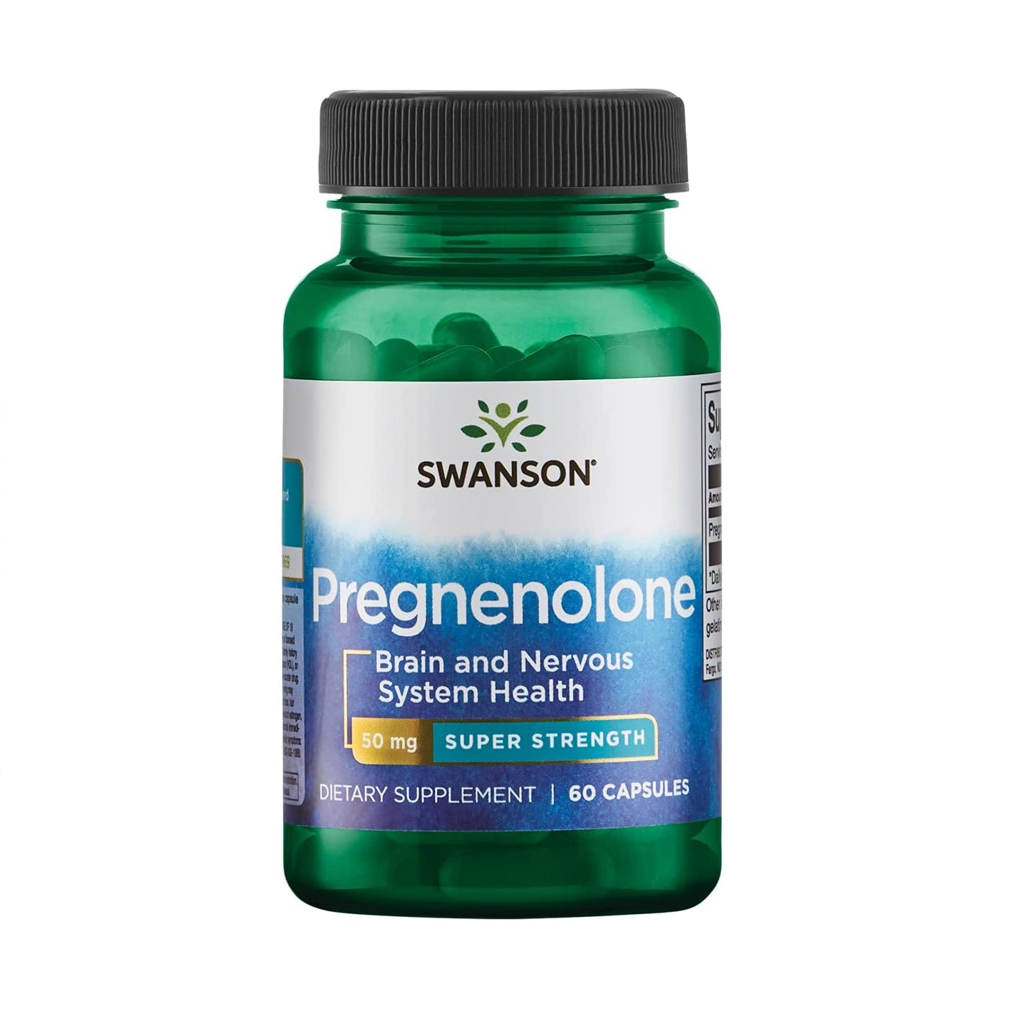 Swanson Pregnenolone 50mg Super Strength - Viên uống hỗ trợ chức năng não