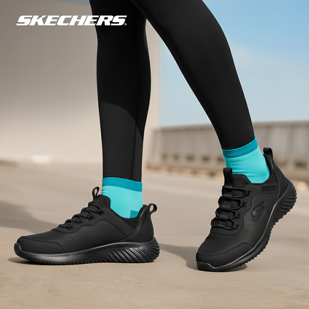 [Chỉ 1-7.10 Voucher Skechers 18% + Voucher Lazada 18%]Giày Thể Thao Bé Trai Skechers Slip-Ins Bounder Elite-Studiez - 403896L-BBK Air-Cooled Memory Foam