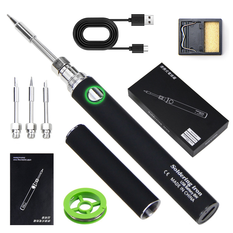 Bao gồm USB 5V xách tay Sạc dự phòng sạc Mỏ hàn sửa chữa mã nóng tạo tác nhãn dán nhựa boluanan