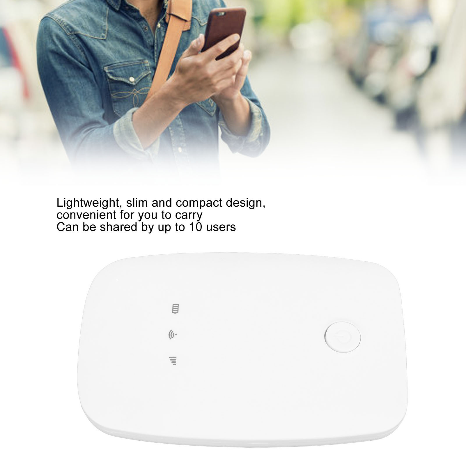 Tải xuống wifi di động 4G 150mbps Bộ định tuyến wifi di động hỗ trợ 10 thiết bị cho điện thoại