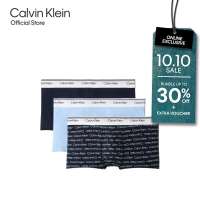 CALVIN KLEIN Cotton Stretch Balance Low Rise Trunks 3 Pack Mens Global Fit