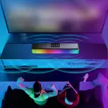 Âm thanh nổi Loa máy tính bưởi Mặt Trăng với dùng nguồn USB RGB Soundbar A