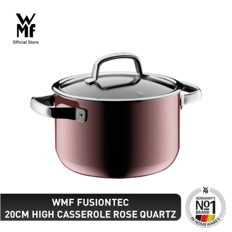 WMF Fusiontec 20cm High Casserole Rose Quartz 0514395290 Singapore