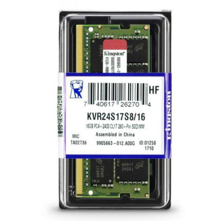 RAM LAPTOP. DDR4 LAPTOP 16G/2400 KINGSTON New Công ty (Box)