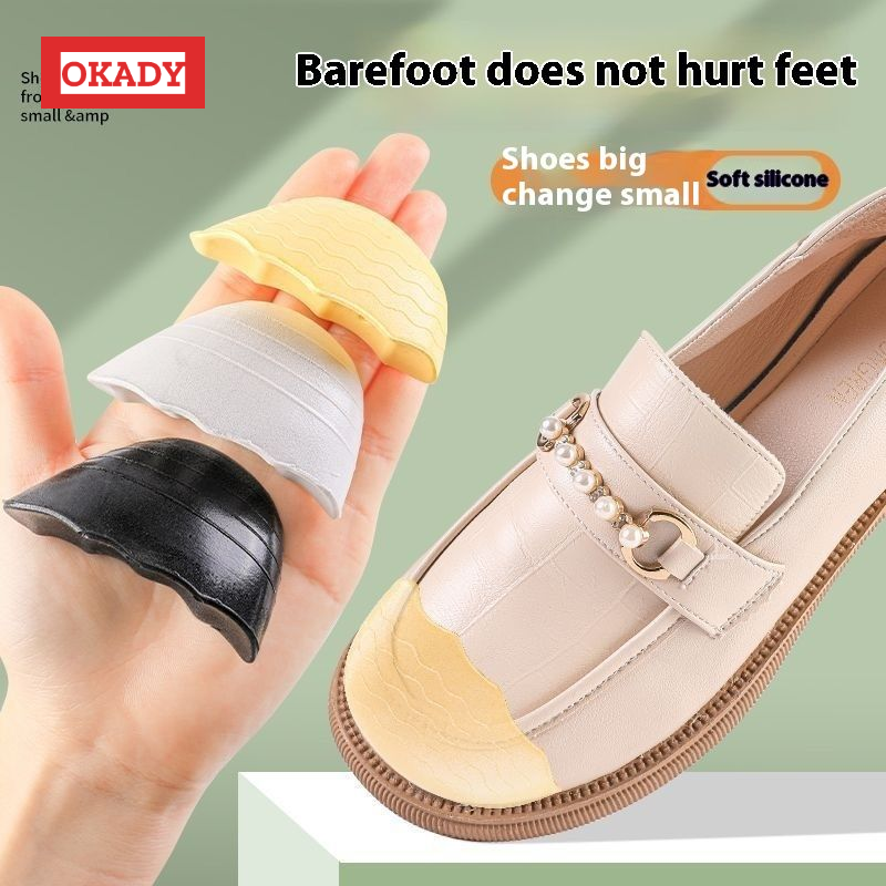 Forefoot Pad Women's Shoes Screw Plug round Toe Shoes Big Change Essence Comfortable Not Hurt Feet ราคา 18 บาท*ส่งฟรี