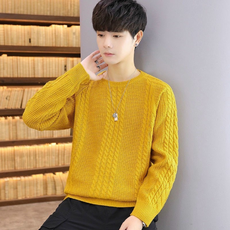 ♂◎  Áo len nam thân vặn thừng chất len cực đẹp Áo len nam cổ tròn cao cấp - Fashion Fury
