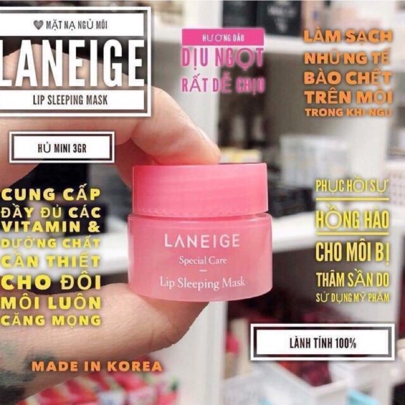 Ủ môi laneige hàn quốc