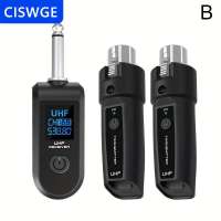 [COD] CISWGE  Không dây Microphone Transmitter Receiver Hệ thống XLR Adapter hệ thống cho năng động microphone Guitar âm thanh mixer PA hệ thống