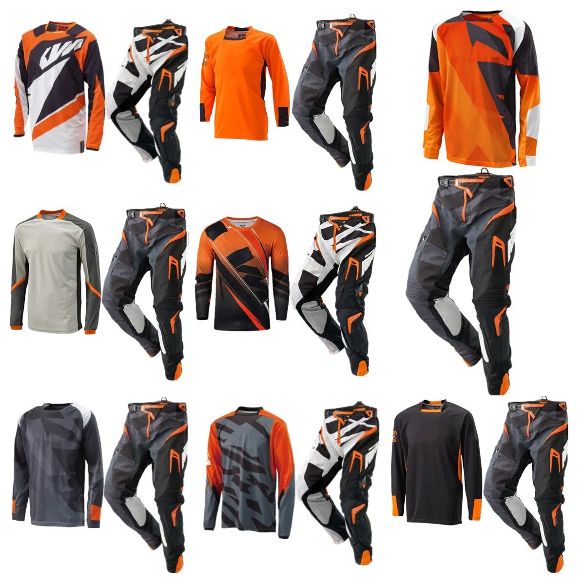【Fast and Free Delivery】 High Quanlity?Mx Motocross Jersey And Pants Racing Gear Set Mountain Bike Suit Motorcycle Riding Combination Size-S-Xxxl