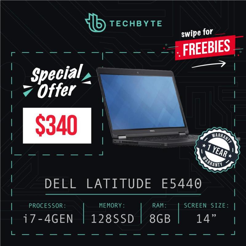 Dell Latitude E5440 - Grade A - 14 inch - Core i7 4GEN - 8GB RAM - 128GB SSD