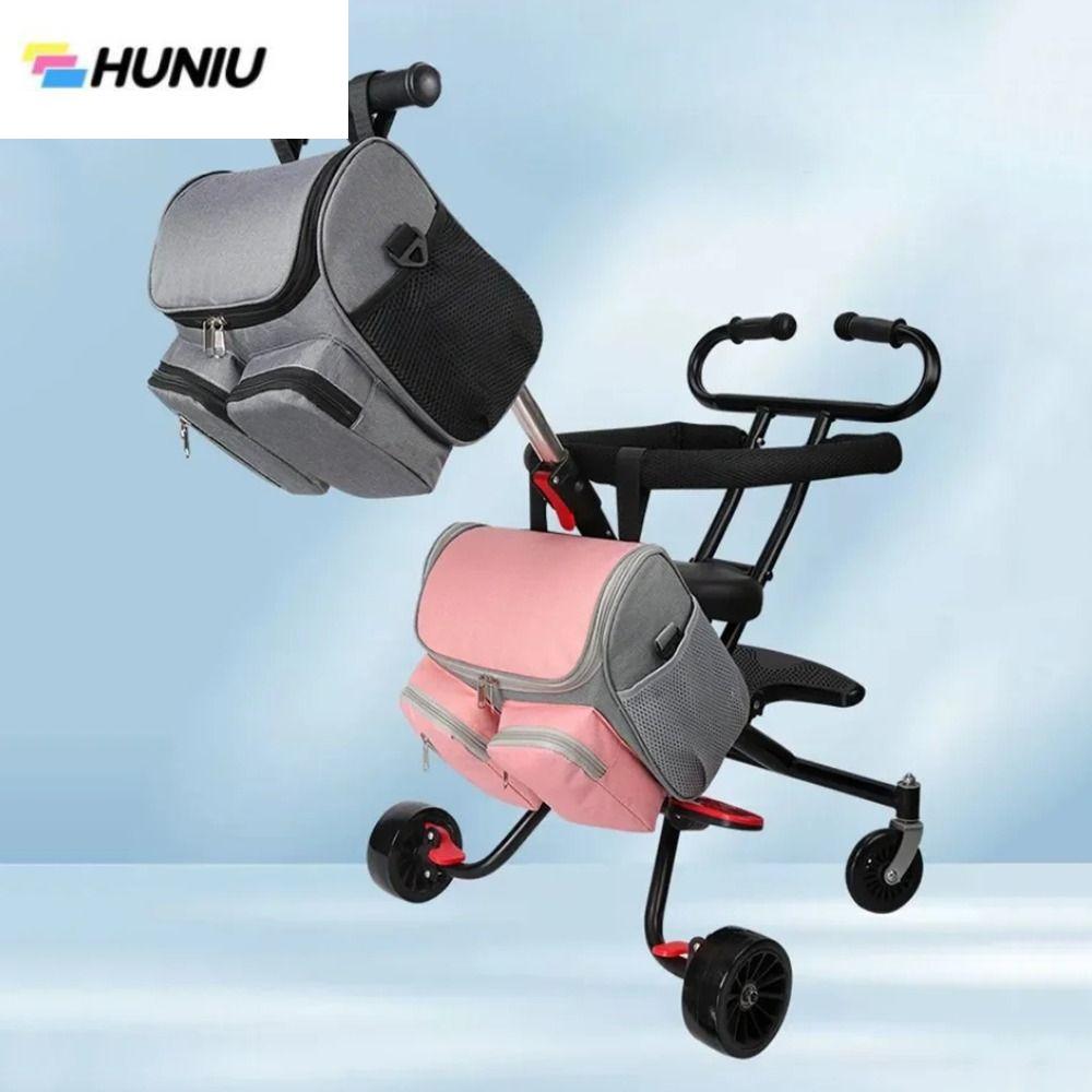 HUNIU ป้องกันน้ำ กระเป๋าสะพายแม่ กระเป๋าหลายช่อง ผ้าอ็อกซ์ฟอร์ด กระเป๋าแขวนเก็บของรถเข็น สะดวก หลายฟังก์ชัน กระเป๋าจัดระเบียบผ้าอ้อม กลางแจ้ง ราคา 398 บาท*ส่งฟรี