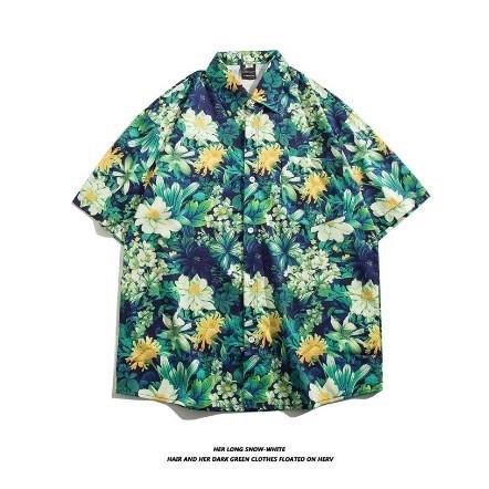 เสื้อฮาวาย เสื้อเชิ้ตสงกรานต์ลายดอก hawaiiสไตล์เกาหลี เหมาะกับเทศกาลสงกรานต์🎀 ราคา 99 บาท*ส่งฟรี