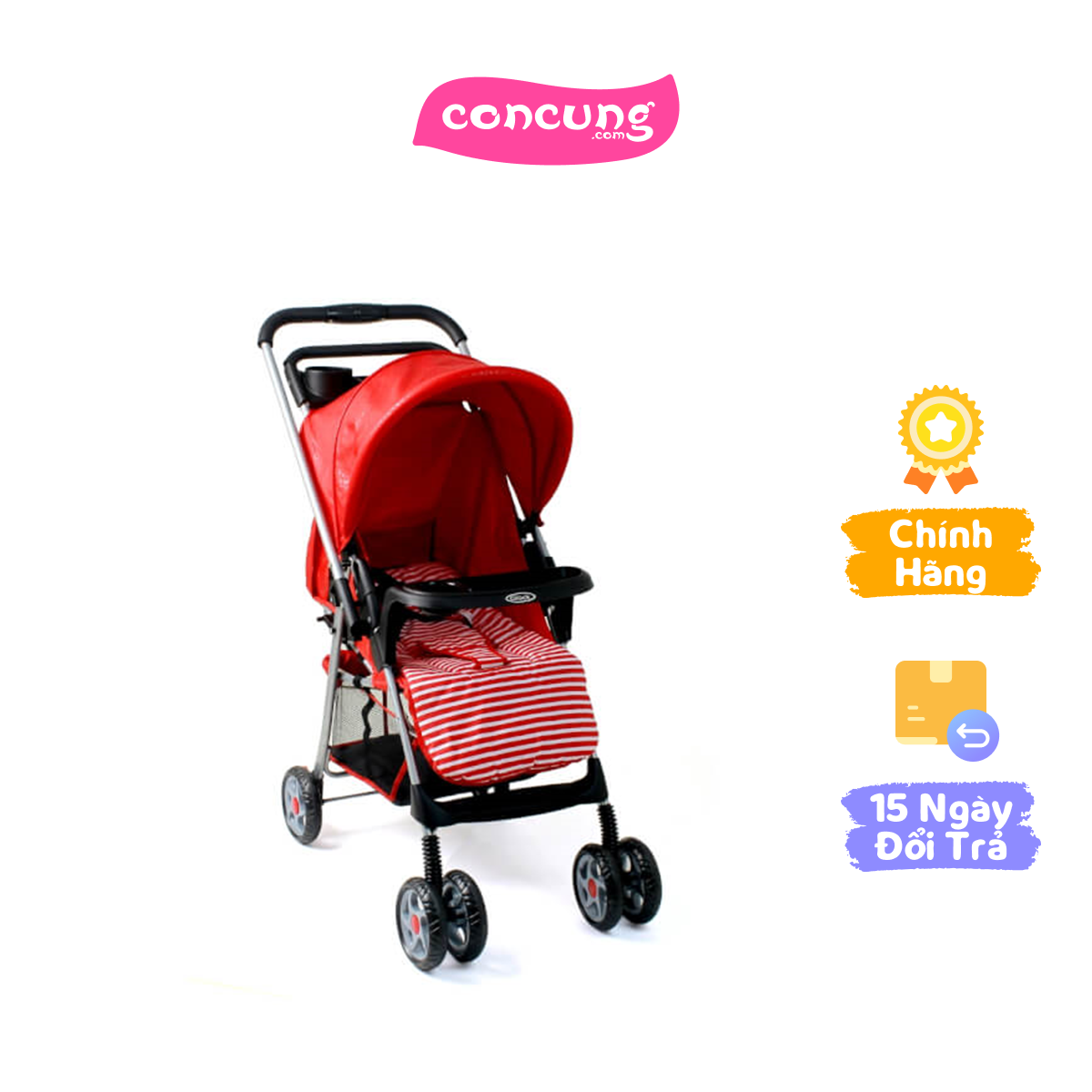 Xe đẩy Gluck C8M (Đỏ)