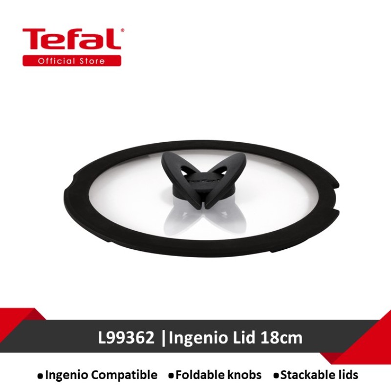 Tefal Ingenio Glass Lid 18cm L99362 Singapore