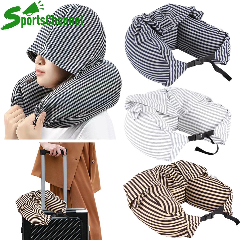 Stuffable Gối cổ gối kê cổ du lịch gối cổ với mui xe đa chức năng Gối cổ vỏ gối Trọng lượng nhẹ cho máy bay chuyến bay dài
