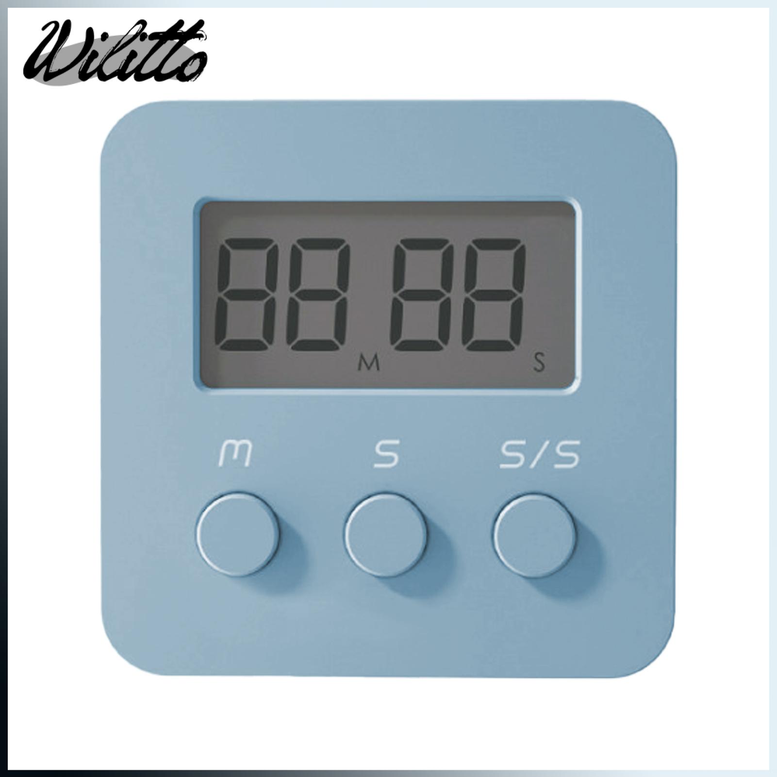Timer Loud Sound Magnetic Back ABS Resin Nordic Style Digits Alarm for Kitchen High Quality Alarm ราคา 60 บาท*ส่งฟรี
