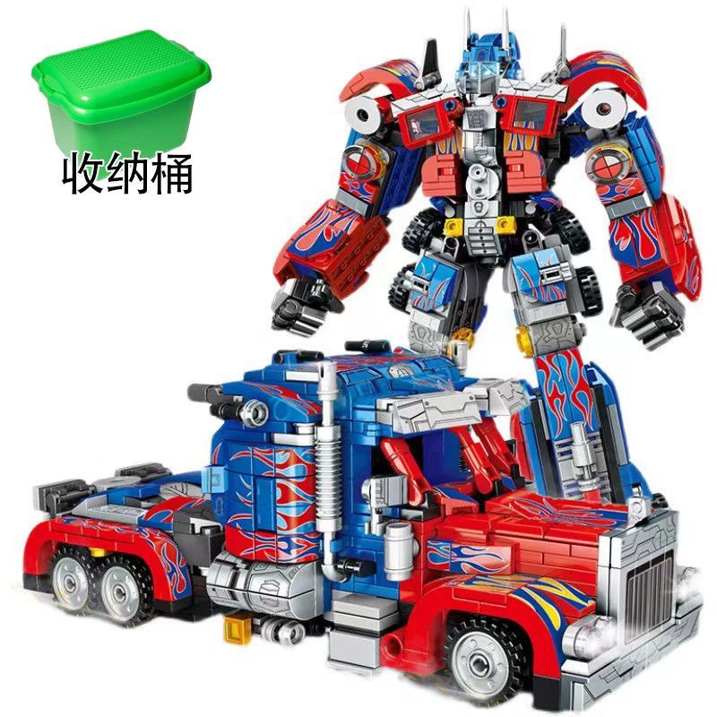 Compatible With LEGO Puzzle Building Blocks Optimus Prime Transformers Bumblebee Autobot Mecha Boys 