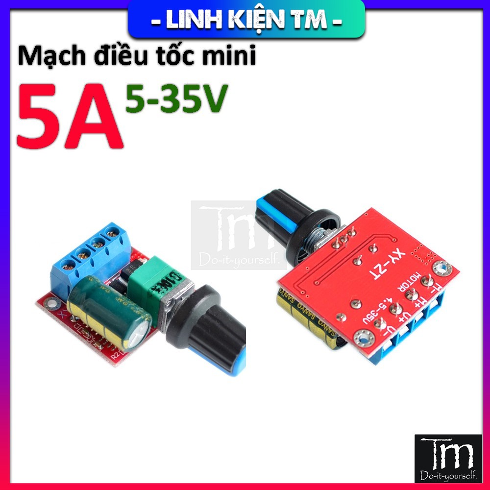 Mạch điều tốc pwm 5a motor - bóng đèn 5v-35v