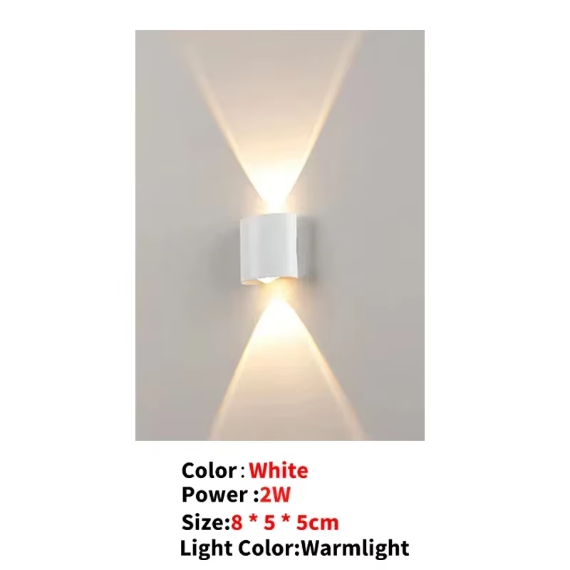LED Wall Lamp AC110V-220V Outdoor Motion Sensor Light Waterproof Wall Light Porch Garden Living Room Street Stairs Lighting ☀0318x