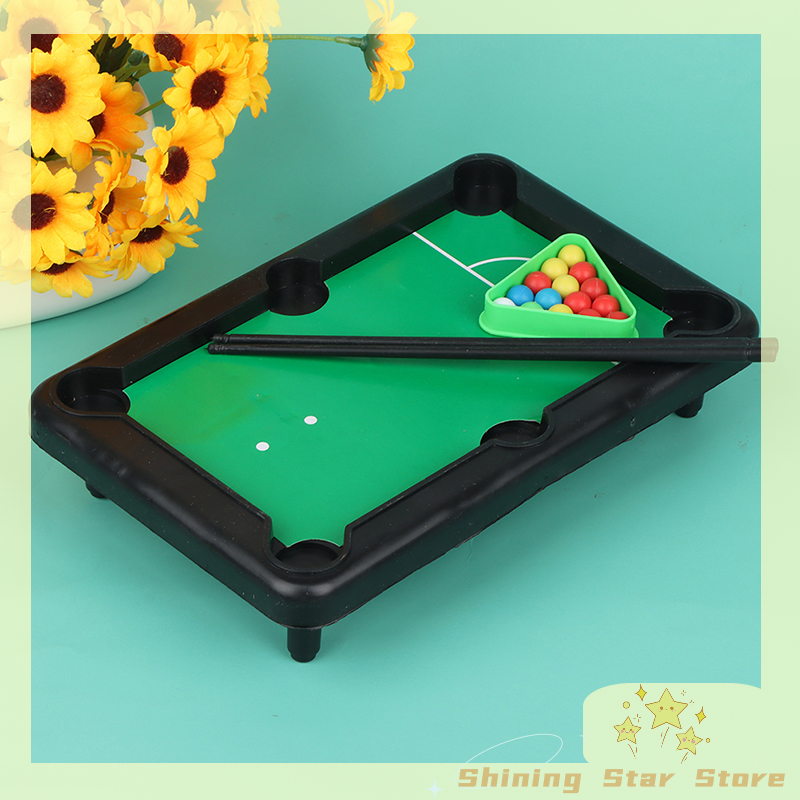 Shining Star Store sẵn sàng chuyển hàng Bida mini máy tính để bàn Bàn hồ bơi Snooker đồ chơi trò chơi thiết lập tương tác cha-con