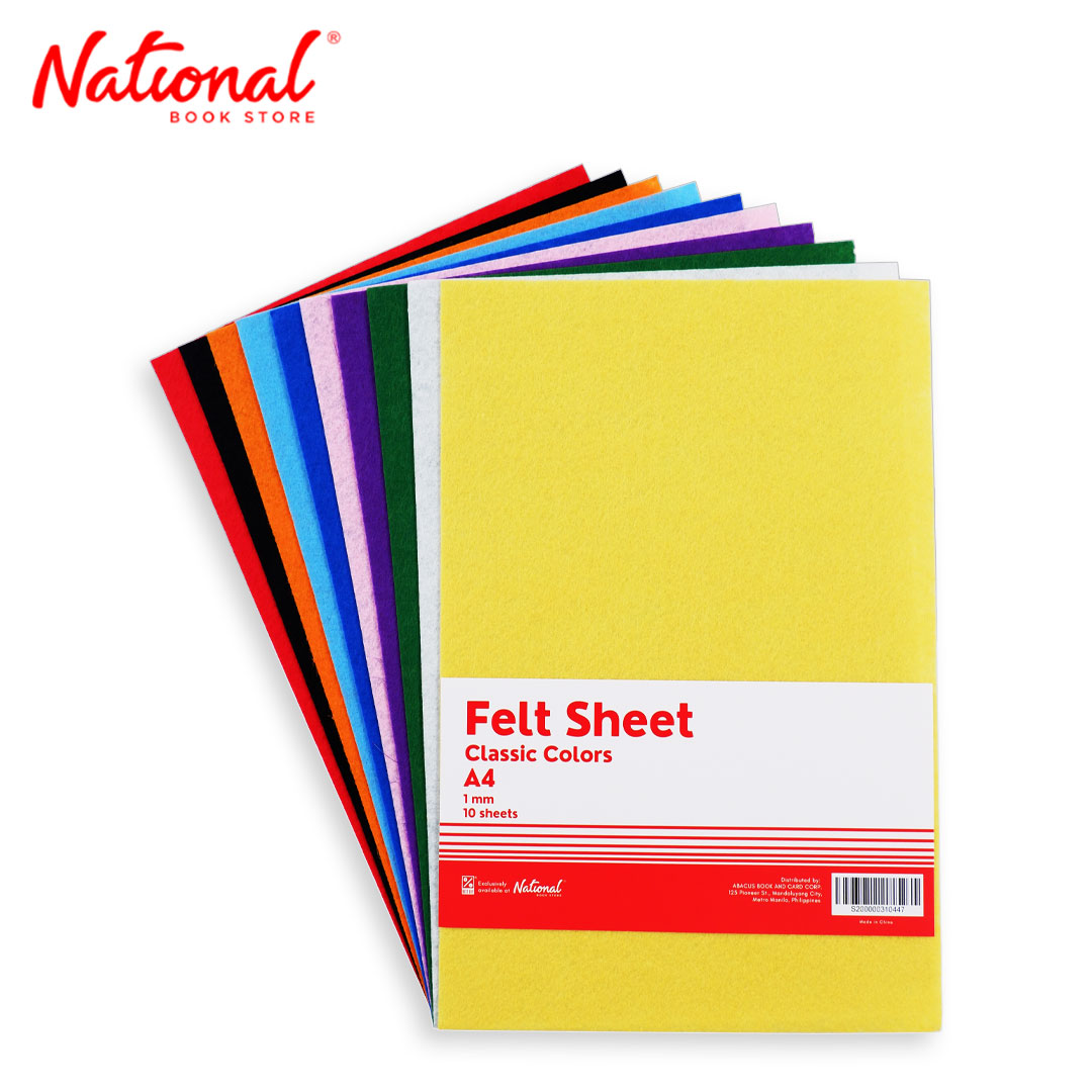 Best Buy Felt Sheet A4 10s - School & Office Supplies - DIY Arts & Crafts