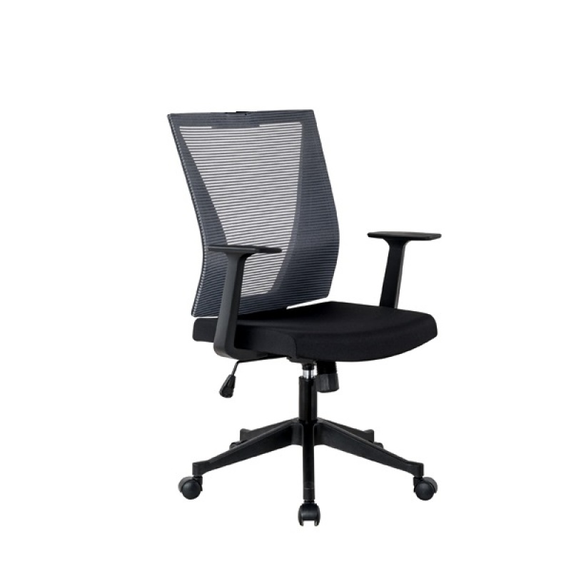 Mid Back Office Mesh Chair with removeable armrest; Baycus Office Mesh Chair; Ergonomic Mid Back Mesh Chair Singapore