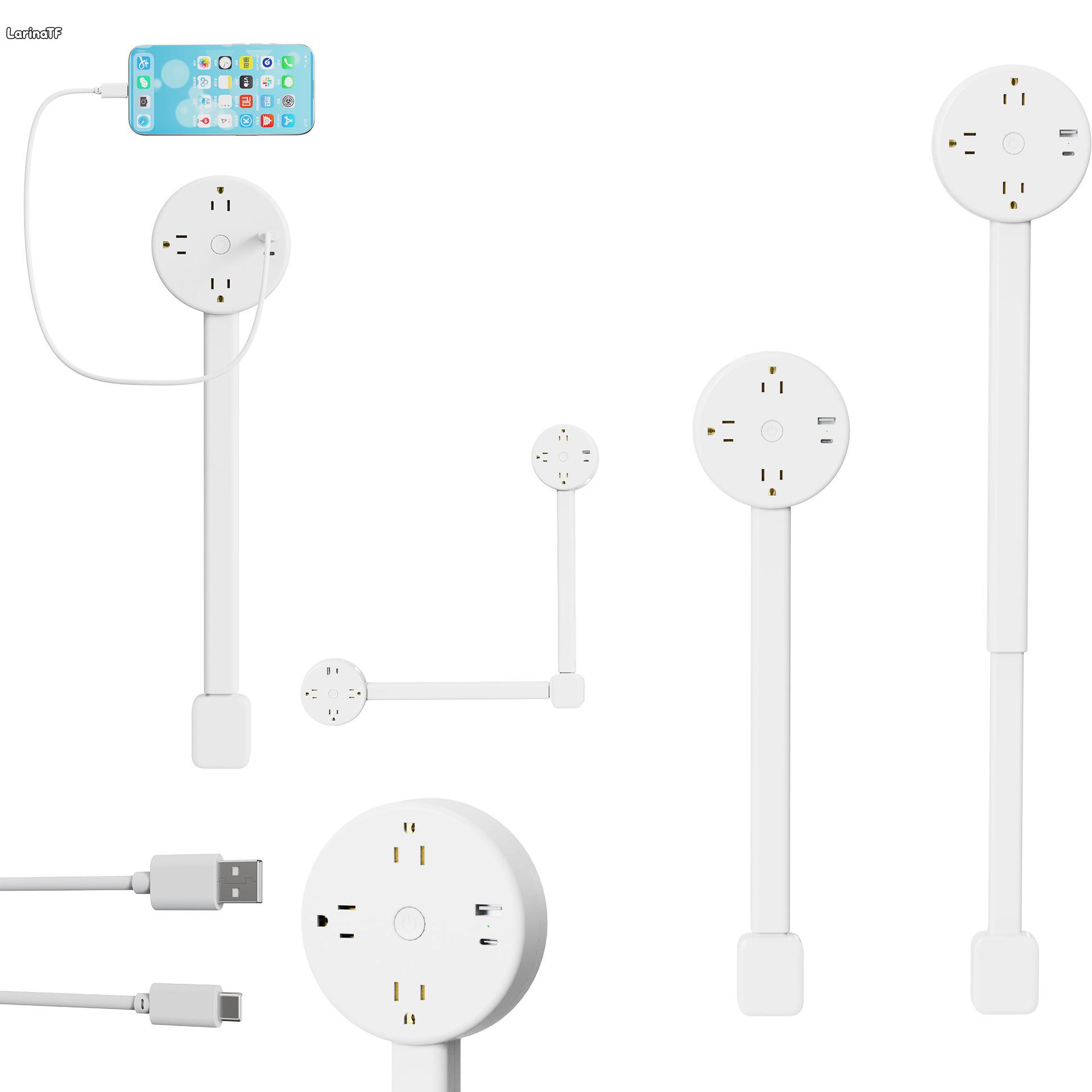 ความยาวที่ขยายได้ USB A และ C Type การชาร์จที่เปิดใช้งานส่วนขยายเต้ารับไฟฟ้าสำหรับใช้ในโฮมออฟฟิศ ราคา 618 บาท*ส่งฟรี