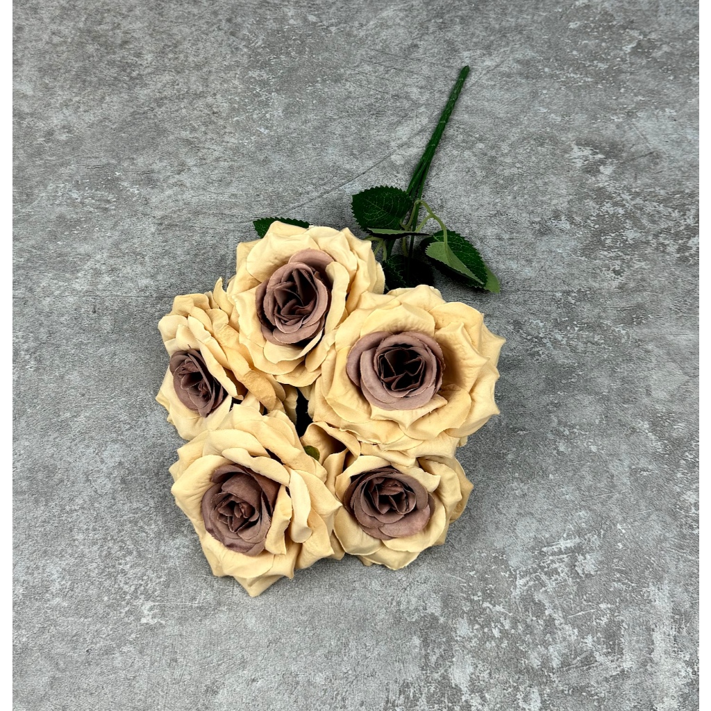 Bouquet bunga K5 ROSE Mawar Artifisial Dekorasi Tanaman
