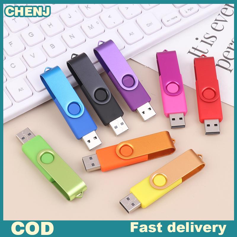 CHENJ แฟลชไดรฟ์ USB สีความจุ64เมตรไดรฟ์ปากกาหน่วยความจำเหมาะสำหรับคอมพิวเตอร์และแล็ปท็อป ราคา 40 บาท*ส่งฟรี