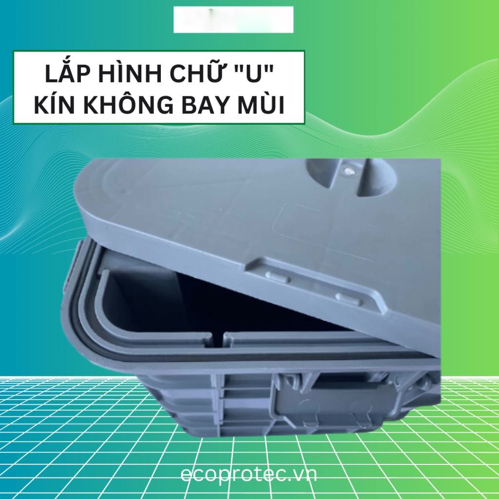 Bể Tách Mỡ Bẫy Mỡ 25L Có Khoá Chốt Ngăn Mùi Côn Trùng Bể Bẫy Mỡ Cho Gia Đình Chung Cư Bể Lọc Mỡ Bồn Rửa Bát