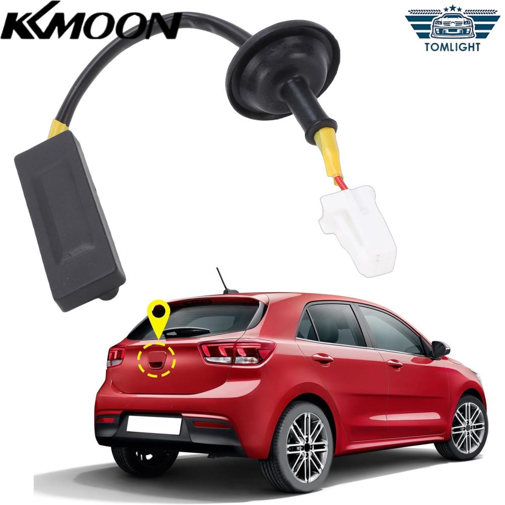 KKmoon Phía Sau Nắp Cốp Xe Khóa Khởi Động Phát Hành Nút Công Tắc 812601W220 Hatch Phát Hành Nút Thay Thế Cho Rio Prid 2012-2017