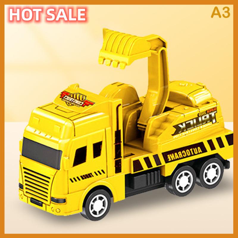 🔥🔥🔥zhonghua1 Đồ chơi trẻ em: Mô hình xe vệ sinh quán tính, xe kéo lùi, xe công binh quân sự, xe cứu hỏa – Đồ chơi bé trai, quà tặng cho trẻ em - 9