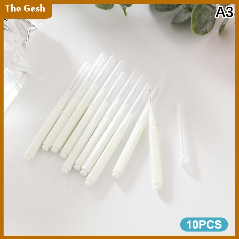 [The Gesh] 10 cái Đầu vòi hoa sen làm sạch bàn chải lỗ nhỏ công cụ làm sạch chống tắc nghẽn Mini crevice lông cho khoảng cách vòi phun phòng tắm ô tô - 3