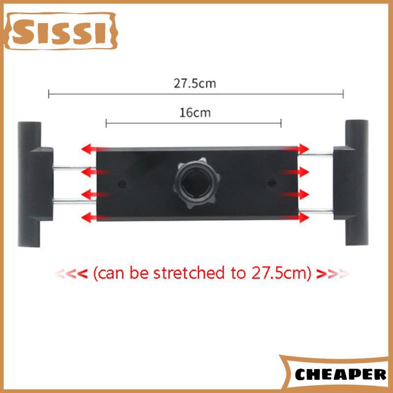 Sissi Lớn Clip Chủ Di Động Phát Sóng Cố Định Cơ Sở Tripod Giá Máy Tính Bảng Clip Stretch Adapter Khóa