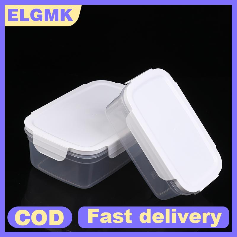 ELGMK Tủ lạnh lưu trữ hộp đóng băng Rau Trái Cây tủ lạnh tổ chức đóng băng thịt tươi-giữ hộp với nắp nhà bếp container