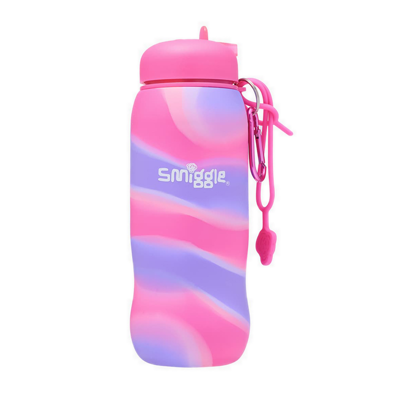  Bình Nước Silicone Smiggle Freestyle Roll Up 630ml - IGL455020PNK 
