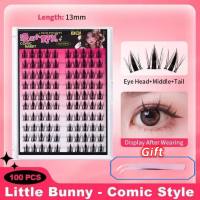 KUESICR BQI False Eyelash Lazy Beginner No Glue No Removal False Eyelashes Sunflower Eyelashes for Eye