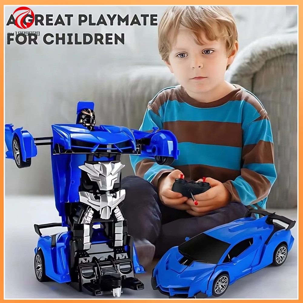 SU1999930 Biến dạng một phím Xe robot biến hình 2 trong 1 Điều khiển từ xa Xe biến hình  Đồ chơi cho bé trai Quà tặng