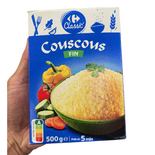 CLASSIC -- hộp giấy 500g -- HẠT LÚA MÌ CỨNG SX Ý CousCous
