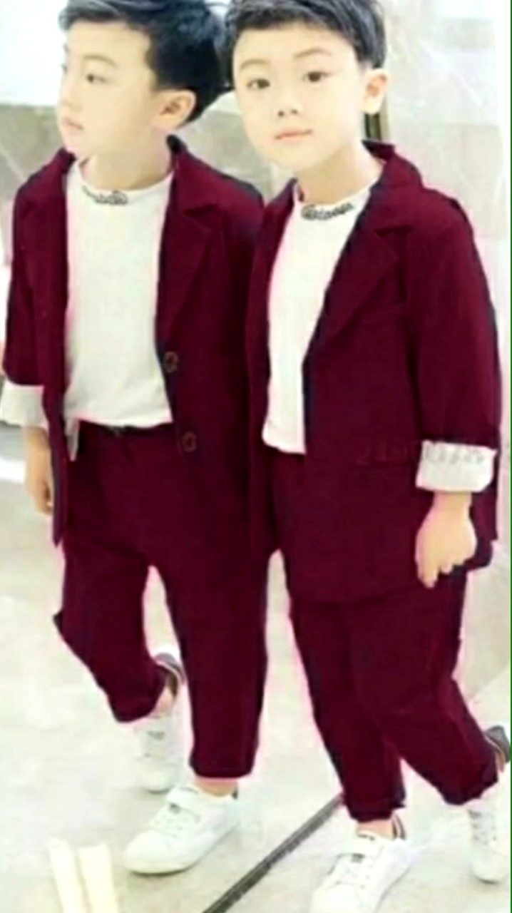 Jas Anak Laki Laki Blazer Set Murah Anak 3in1 Go Boy Umur 5 - 7 Tahun - Cokelat