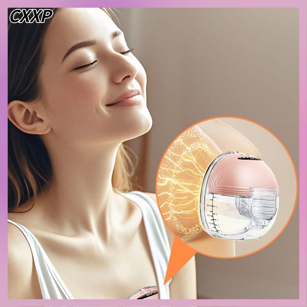CXXP Rảnh tay Máy hút sữa Có thể đeo Bình sữa cho bé Máy hút sữa điện Di động Không chứa BPA Máy hút sữa cho con bú cho bé ăn